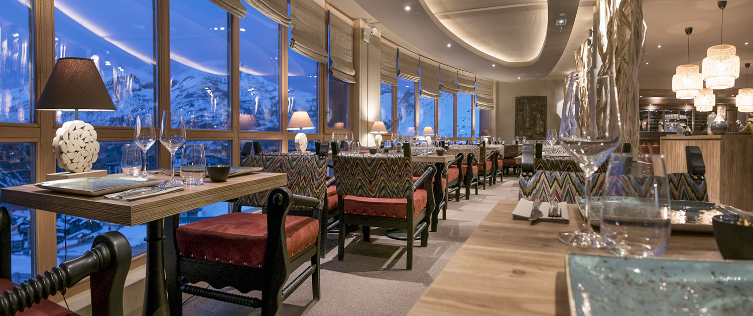 traditional restaurant in tignes